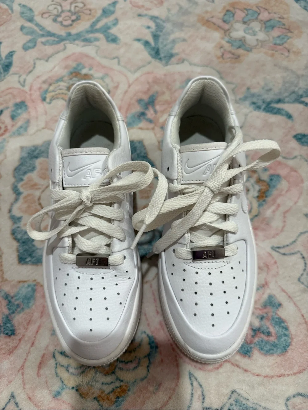 Nike Women’s White Low-Top Platform Sneakers